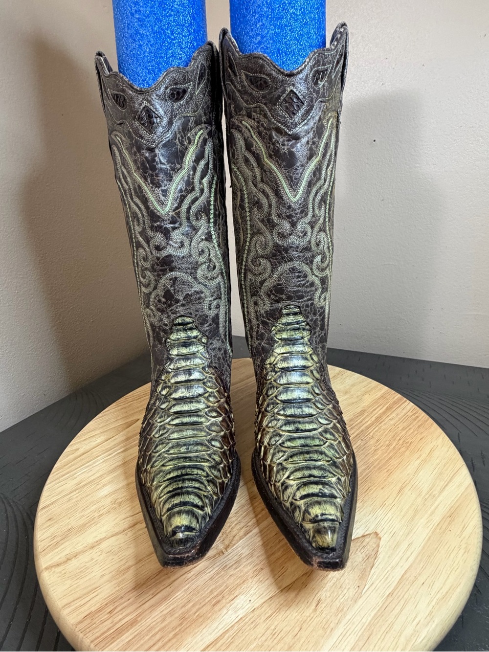 Corral women’s Authentic python skin boots